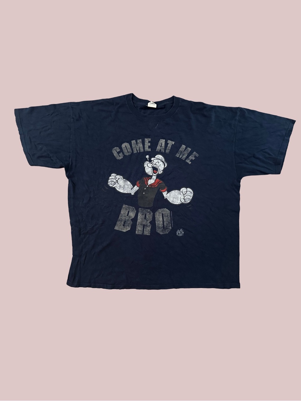 Navy 'Come At Me Bro' Graphic Tee - Men